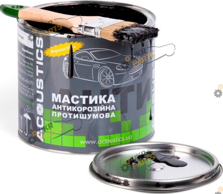 Мастика для кузова ACOUSTICS 0.8 л (мастика (Acоustics) 0,8кг)