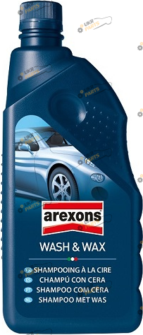Шампунь для мойки Arexons WASH & WAX с эффектом глянца 1 л (35013)