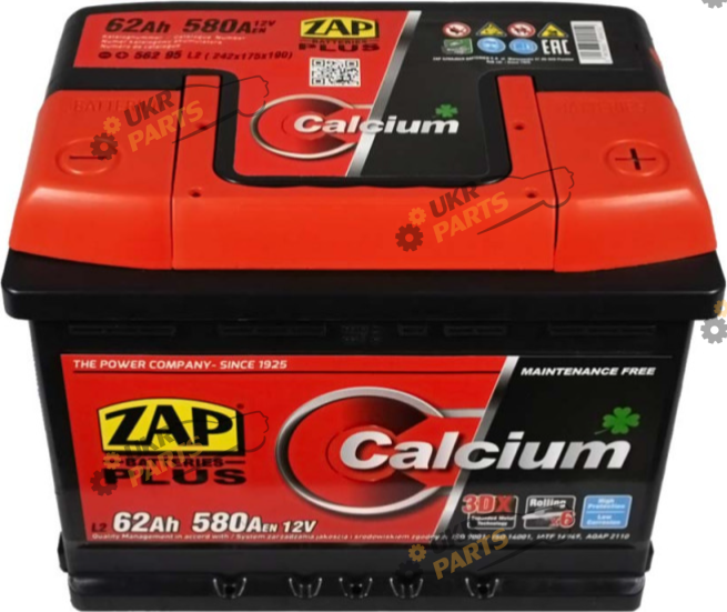 Автомобильный аккумулятор ZAP Plus 62 Ач (562 95)