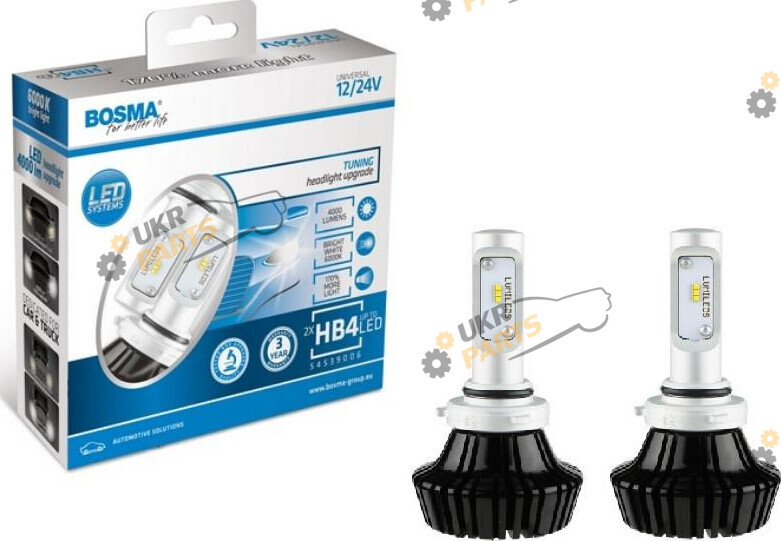 LED лампа Bosma Canbus с обманкой HB4 (6445)