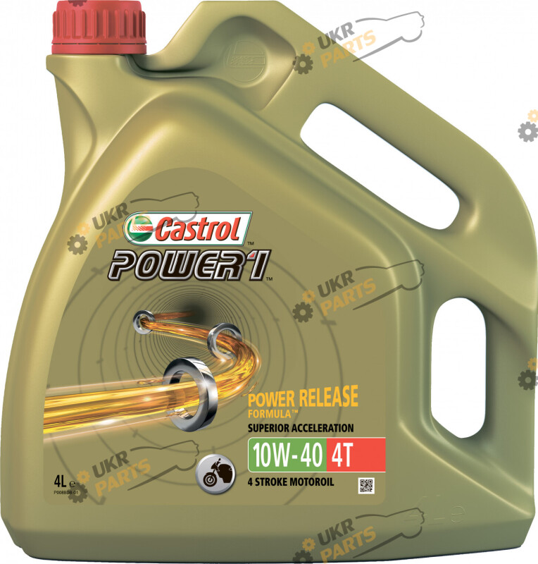 Моторное масло Castrol Power 1 4T 10W-40 4 л (15688C)