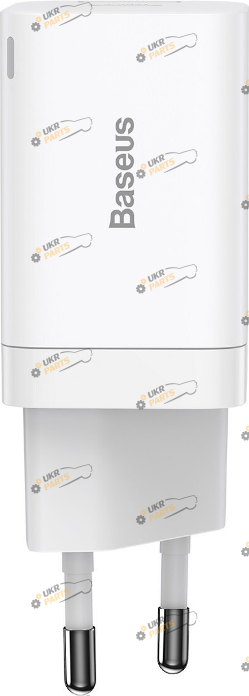 Зарядное устройство Baseus Super Si Pro Quick Charger C+U 30W EU White USB/Type-C 3 А (CCSUPP-E02)