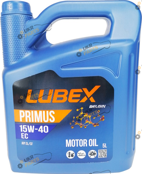 Моторное масло Lubex PRIMUS EC 15W-40 5 л (034-1304-0405)