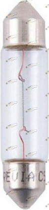 Лампочка салона Brevia C10W 12V 10W SV8.5 T11x41 CP (12317C)