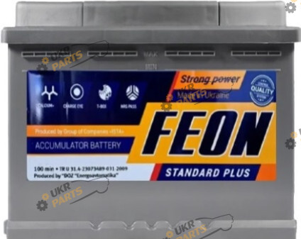 Автомобильный аккумулятор FEON 50 Ач (FS50L1R)