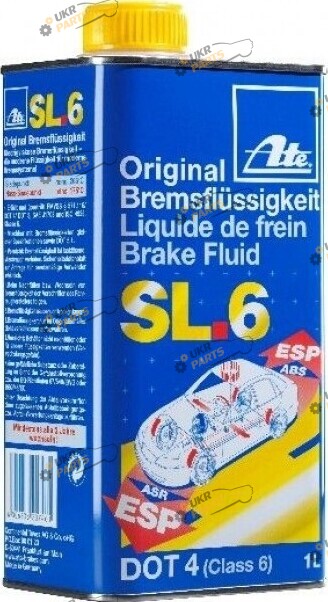 Тормозная жидкость Ate DOT 4 Brake Fluid SL.6 1 л (03.9901-6402.2)