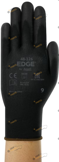Перчатки желтые с антискользящим покрытием EDGE (48126XL)