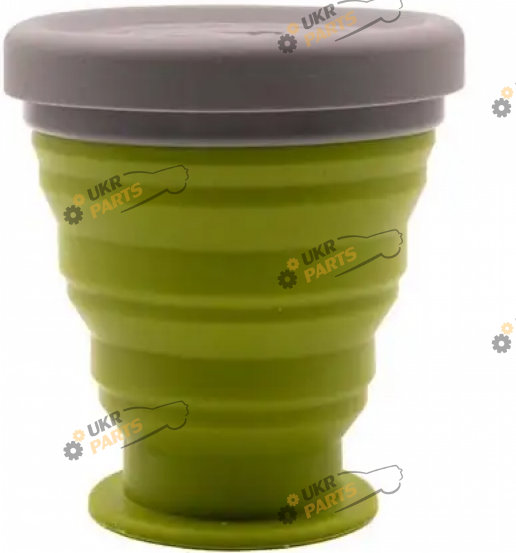 стакан складной Tramp 0,2 л силіконовий з кришкою (UTRC-126-green)