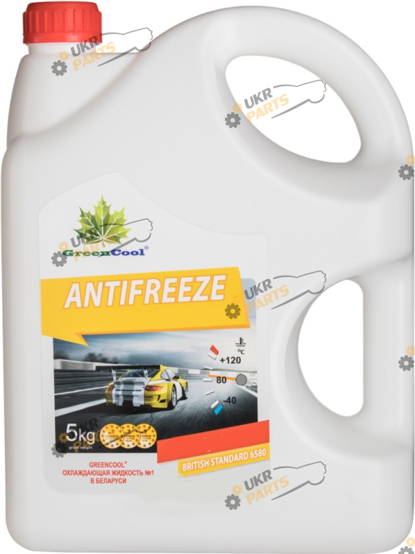 Антифриз GreenCool G12+ красный 5 л (48021131534)