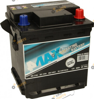 Автомобильный аккумулятор 4Max ECOLINE R+ 340 А 40 Ач (0608030009Q)