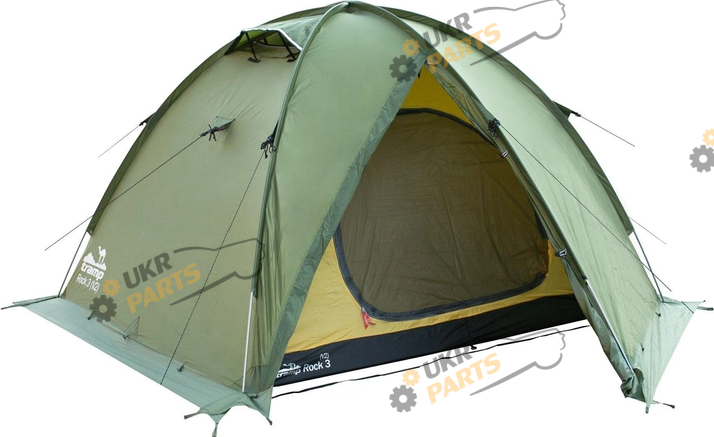 Экспедиционная палатка Tramp ROCK 3 (V2) green (UTRT-028-green)
