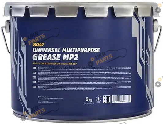 Универсальная смазка Mannol MP-2 Universal Mehrzweckfett 9 л (8047)