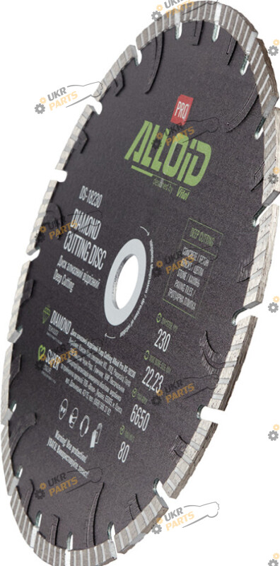 Алмазный Alloid відрізний Deep Cutting 230мм (DS-18230)