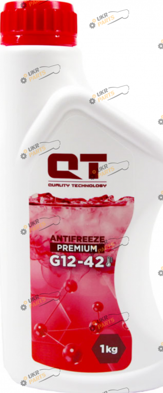 Антифриз QTech PREMIUM-42 G12 G12 красный 1 л (QT511421)