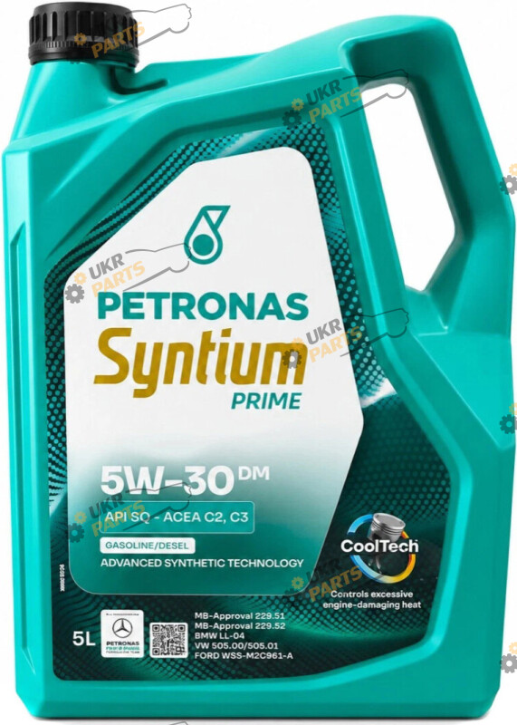 Моторное масло Petronas Syntium Prime DM 5W-30 5 л (71232M12EU)