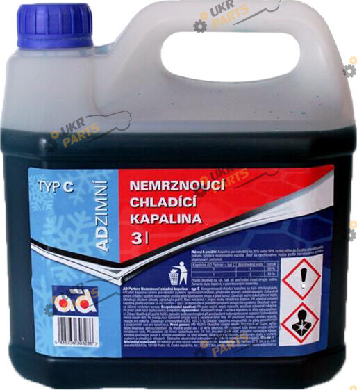 Концентрат антифриза AD ANTIFREEZE TYP C G11 синий 3 л (AD ANTIFREEZE C 3L)