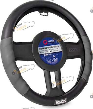 Чехол на руль Sparco M (37-39 см) черно-серый (SPC1101L)