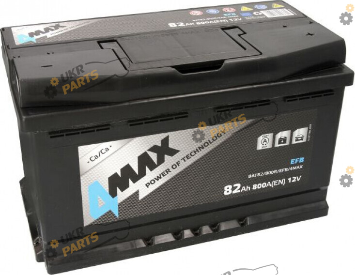 Автомобильный аккумулятор 4Max EFB 800 А 82 Ач (BAT82800REFB4MAX)