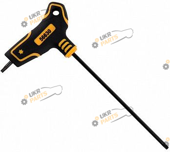 Ключ шестигранный Vorel Torx T10 x 100 x 69 мм 1 шт (56630)