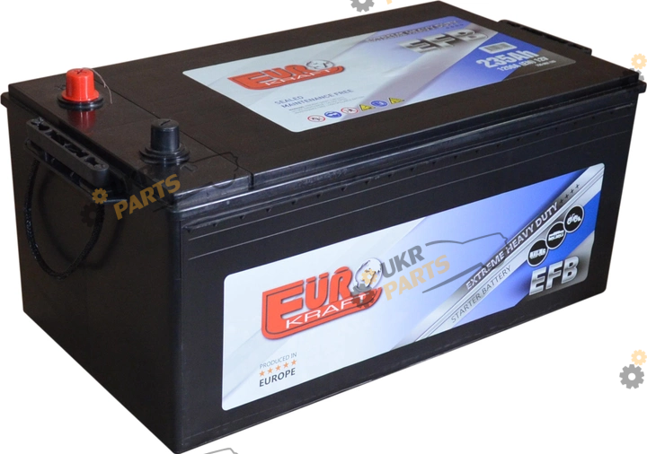 Автомобильный аккумулятор Monbat EUROKRAFT EFB HD (+/-) EN1250 235 Ач (СТ-00147125)