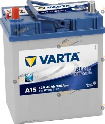 Автомобильный аккумулятор Varta Blue Dynamic Тонкая клема (+/-) ASIA A15 40 Ач (540127033)