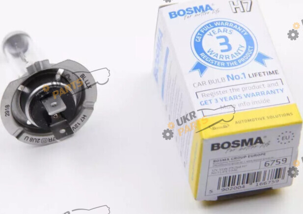 Галогеновая лампа Bosma LIFETIME H7 1 шт (6759)
