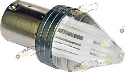 LED лампа StarLight T25 9 диодов BA15S 12V WHITE конусная прозрачная линза P21W (29048195)