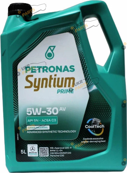 Моторное масло Petronas Syntium Prime AV 5W-30 5 л (71234M12EU)