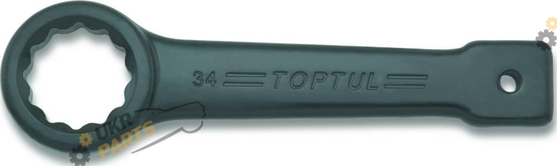 Ключ накидной односторонний Toptul 34 мм ударный 34 мм (AAAR3434)