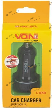Зарядное устройство Voin USB 2.4 А (C-36208)