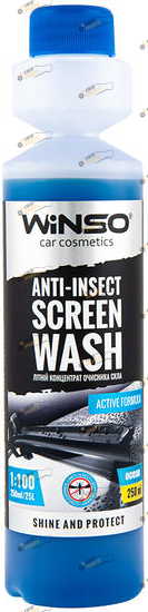 Жидкость омывателя концентрат летняя Winso Anti-Insect Screen Wash Ocean 0.25 л (825002)