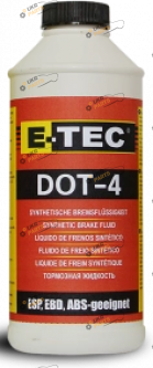 Тормозная жидкость E-TEC DOT 4 0.5 л (2689)