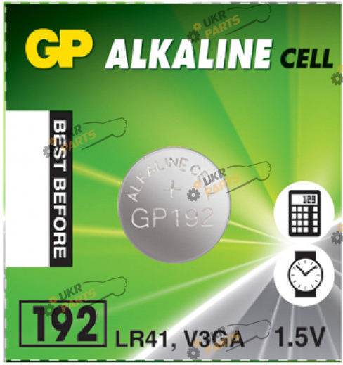 Батарейка GP Alkaline LR41 1 шт. (GP192)
