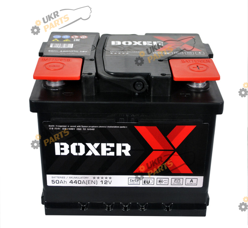 Автомобильный аккумулятор Boxer 50 Ач (545 88bx)