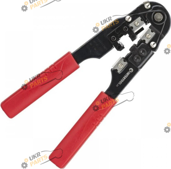Клещи для обжимки клемм и снятия изоляции Intertool RG-45 (HT-7054)