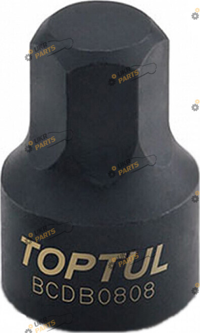 Головка HEX Toptul квадрат 1/4
