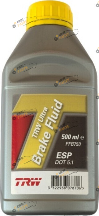 Тормозная жидкость TRW DOT 5.1 Brake Fluid 0.5 л (PFB 750)