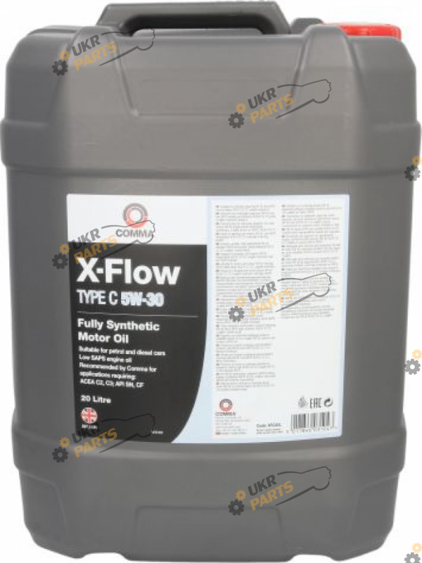 Моторное масло Comma X-FLOW 5W-30 20 л (XFLOWC5W3020L)