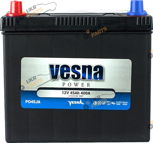 Автомобильный аккумулятор Vesna NEW!!!! Japan 45 Ач (415745)