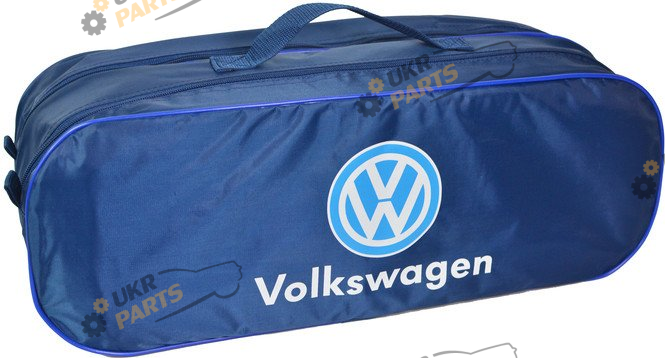 Сумка органайзер Poputchik Volkswagen синя розмір 50 х 18 х 18 см 16 л (03-031-2Д)