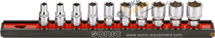 Набор торцевых головок Sonic квадрат 1/4