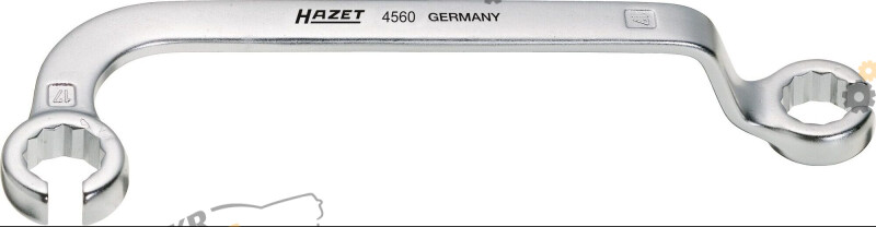 Ключ разрезной Hazet изогнутый 17 мм (HAZ4560)