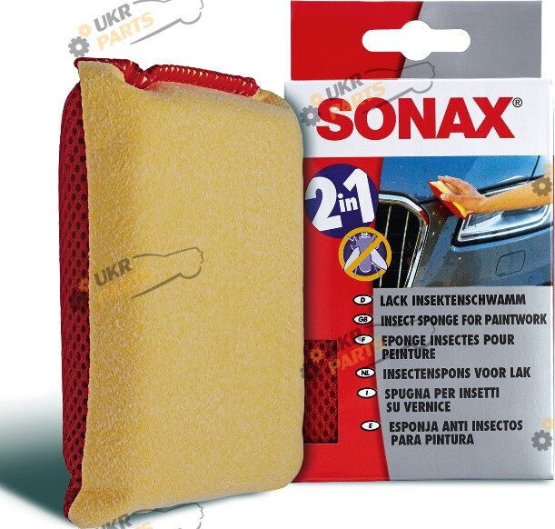 Мочалка для мойки автомобиля Sonax универсальная 2 в 1 (426100)