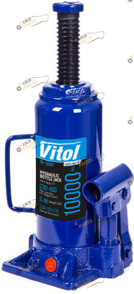 Бутылочный Домкрат Vitol 10 т Гидравлический (DB-10004)