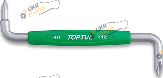 Отвертка Toptul PH1, PH2 1 шт (FBKA0102)