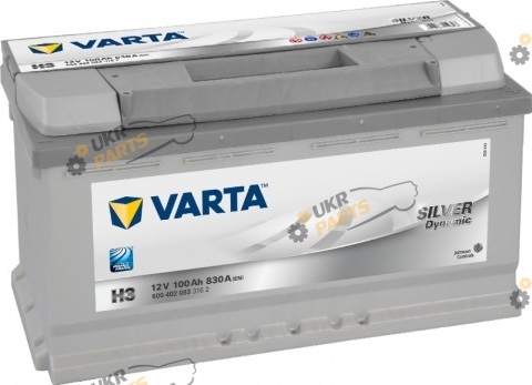 Автомобильный аккумулятор Varta Silver Dynamic H3 100 Ач (600402083)