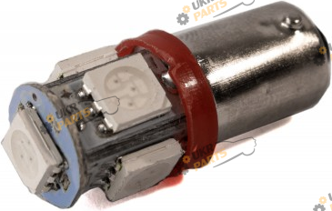 Лампочка AllLight 8.5 5 диодов 5050 BA9S 12V RED (00-00007696)