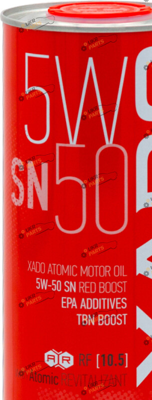 Моторное масло Xado SN Red Boost 5W-50 1 л (ХА 25193_1)