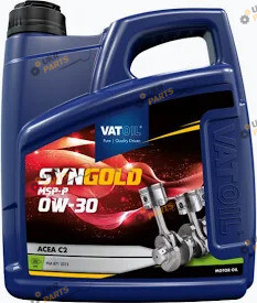 Моторное масло Vatoil SynGold MSP-P 0W-30 4 л (50775)