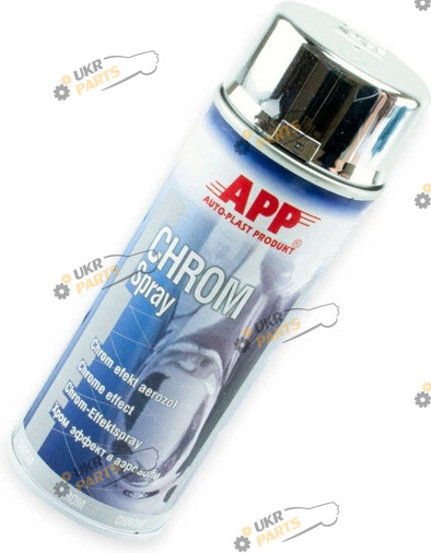 Аэрозольная краска APP Chrome Spray серый 400 мл (210501)